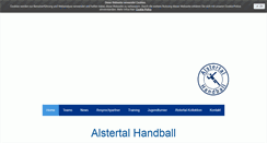 Desktop Screenshot of handball-hamburg.de